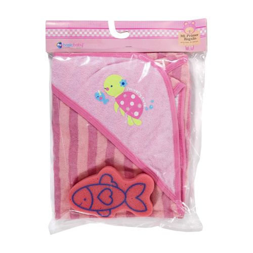 Set de baño  Basic Baby rosa  050-1186