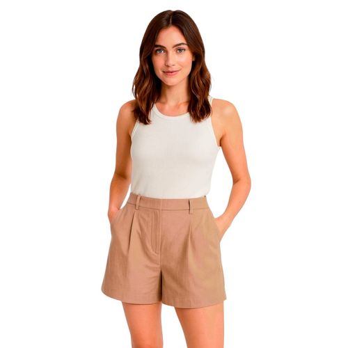 Short Mako & Co beige para dama MKMS0022