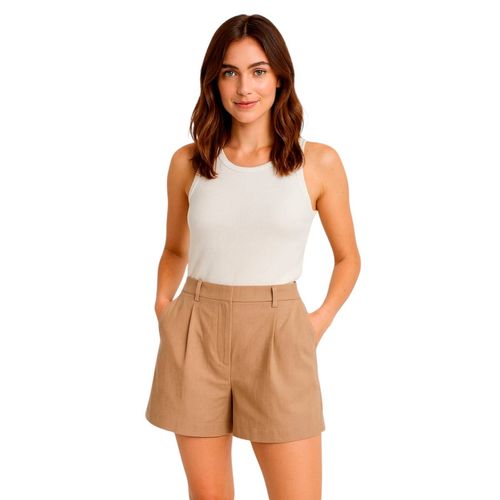 Short casual para dama Mako & Co café MKMS0022