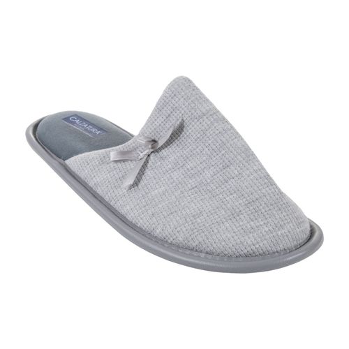 Pantufla Stahl gris para dama 10110