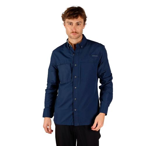 Camisa Eddie Bauer azul para caballero EB29-1686