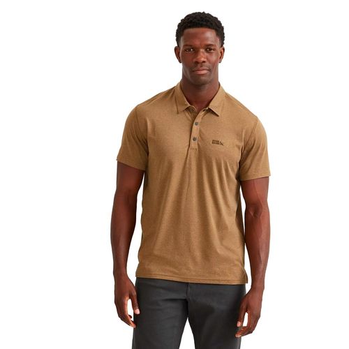 Playera tipo polo Eddie Bauer caqui para caballero EB29-1668