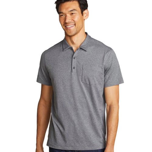 Playera tipo polo Eddie Bauer gris para caballero EB29-1668