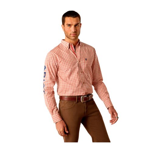 Camisa Ariat rojo para caballero 10054730