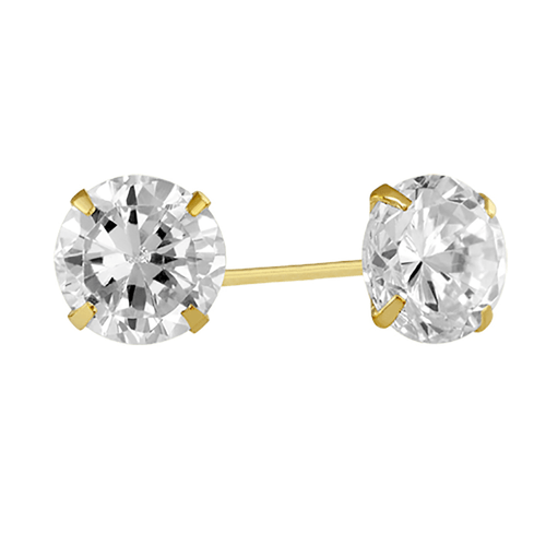 Broquel oro 14k recto 14b0-415