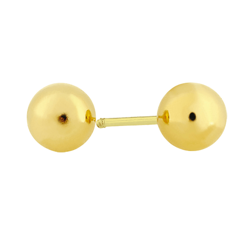 Broquel oro 14 k bola 14b2-151