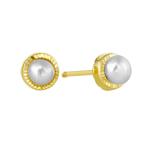 Broquel mini circulo con perla 14b4-187