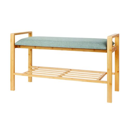 Banco de madera Kole Imports gris ca938