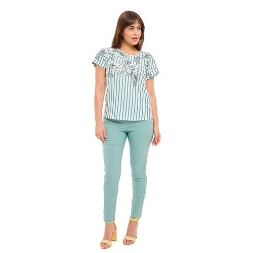 Blusa casual para dama Alexis  azul 58260109