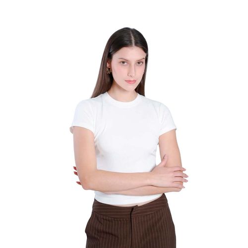 Playera casual para dama  Lob blanco DPPM1250