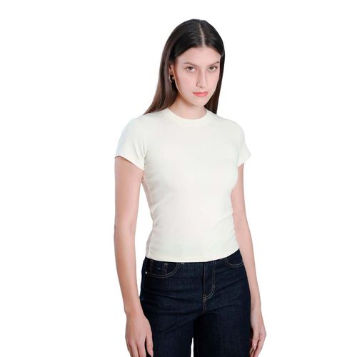 Playera casual para dama  Lob beige DPPM1250