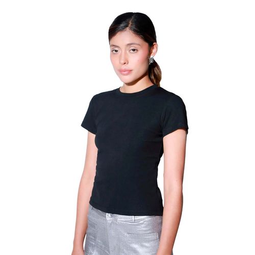 Playera casual para dama  Lob negro DPPM1250