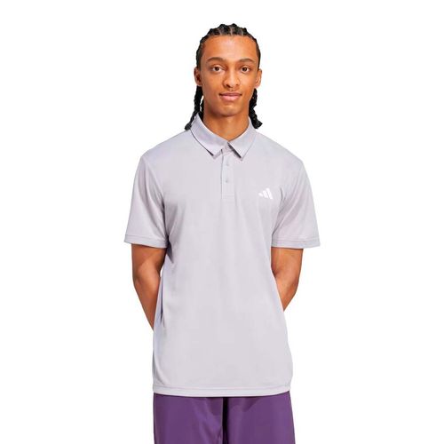 Playera tipo polo  Adidas gris para caballero  jz3492