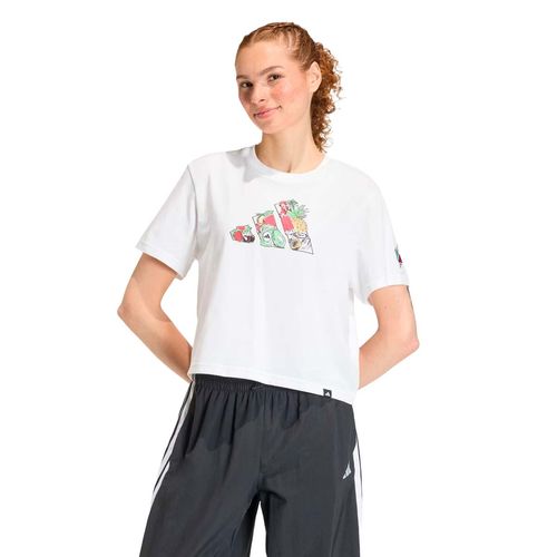 Playera casual para dama  Adidas blanco KA5073