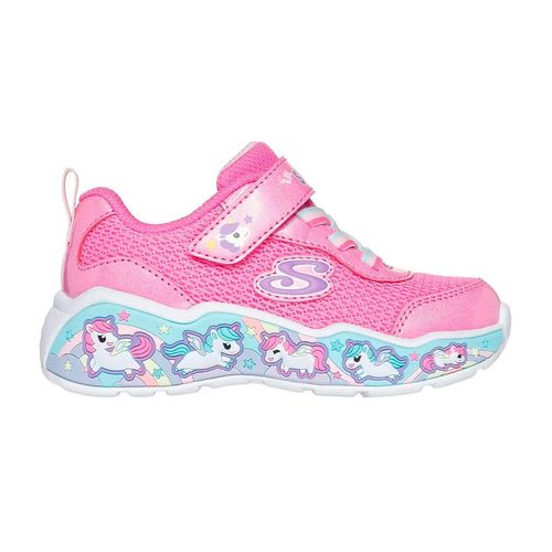 Tenis casual Skechers rosa para niña 303158NPKMT