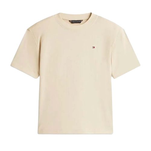 Playera Tommy Hilfiger beige para joven kb0kb10056-aby