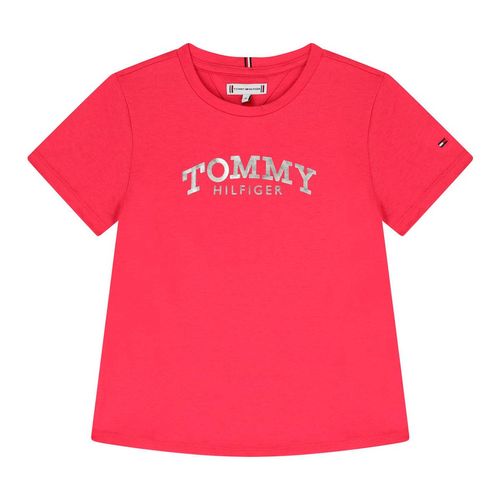 Playera Tommy Hilfiger rosa para jovencita kg0kg08974-xi5