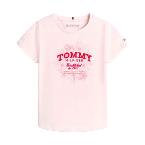 Playera Tommy Hilfiger rosa para jovencita kg0kg09257-tg7