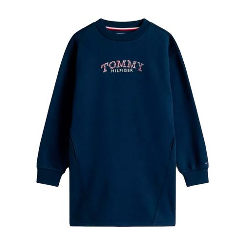 Vestido Tommy Hilfiger azul para jovencita kg0kg08946-c1g