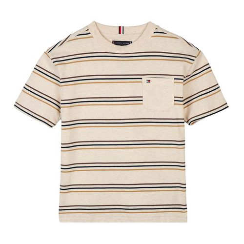 Playera Tommy Hilfiger beige para joven kb0kb10061-aby