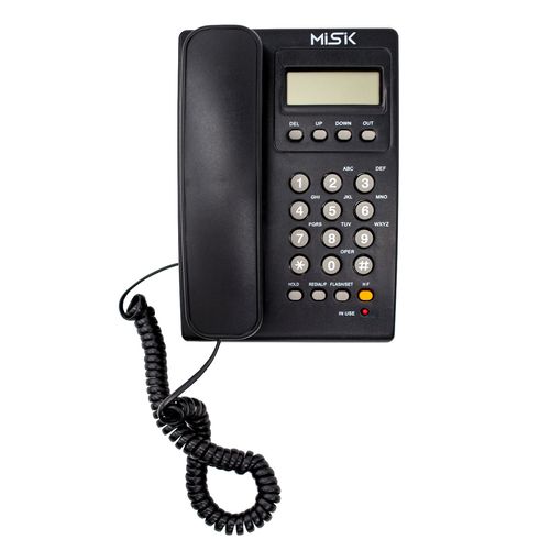 Teléfono alámbrico con id Misik modelo mt883