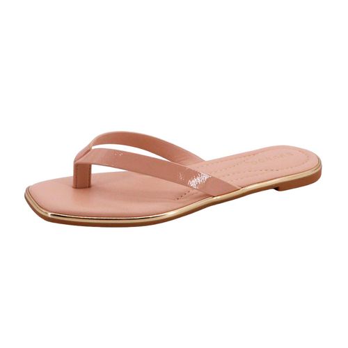 Sandalia de piso JP beige para dama POINTER-01