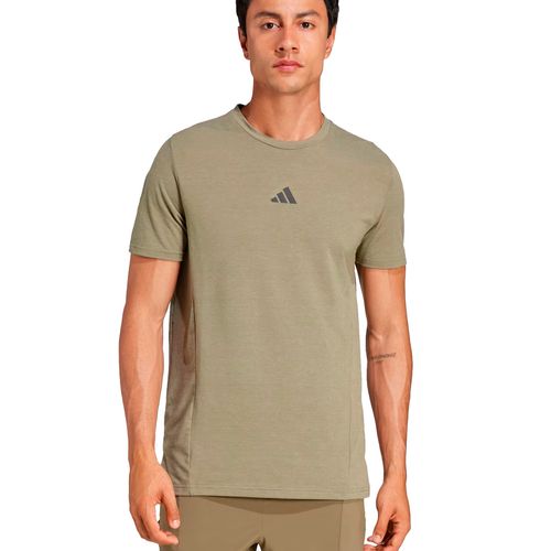 Playera deportiva para caballero  ADIDAS verde JI8123