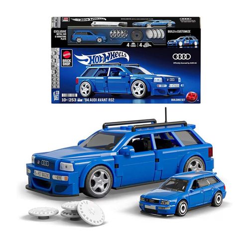 Armable auto Hot Wheels audi avant rs2 azul jgr28