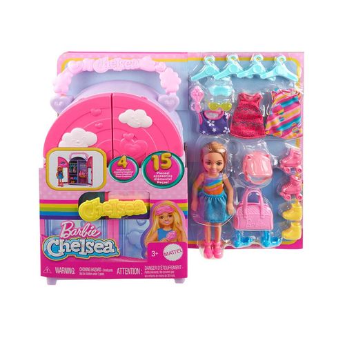Muñeca Barbie closet de chelsea multicolor hxn03
