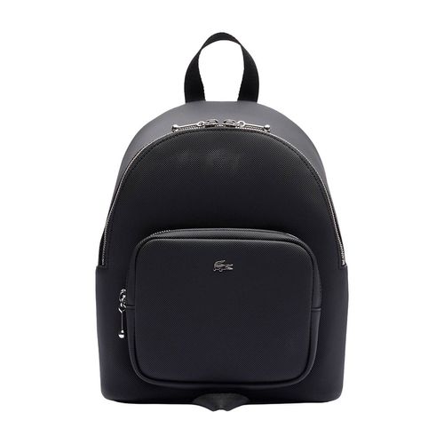 Bolso backpack Lacoste negro para dama nf4759dz