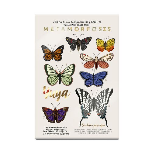 Estuche cosmético Yuya set sombras metamorfosis y-s04