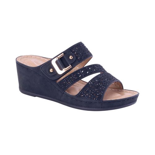 Sandalia casual Atalina negro para dama DC9874