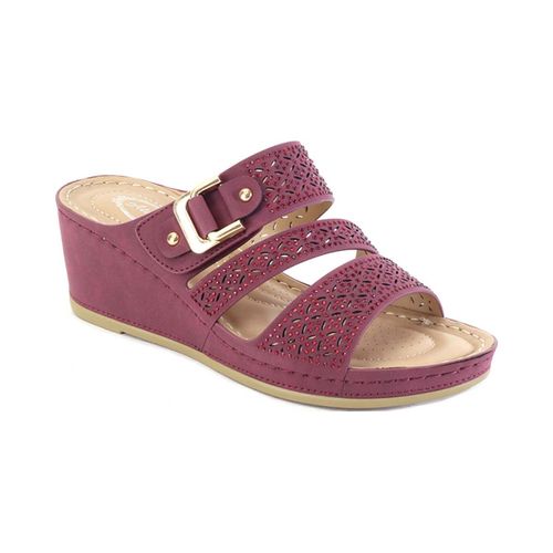 Sandalia casual Atalina rojo para dama DC9874
