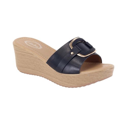 Sandalia casual Atalina negro para dama DW3240