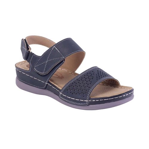Sandalia casual Atalina negro para dama DW7806