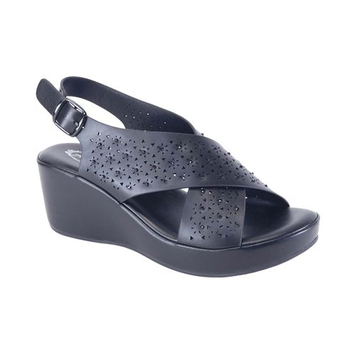 Sandalia casual Atalina negro para dama DCL1031