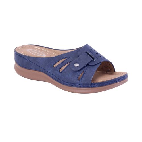Sandalia casual Atalina azul para dama DW9322