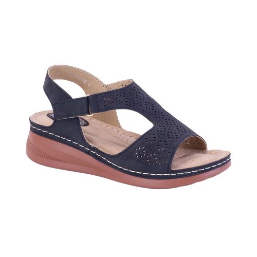 Sandalia casual Atalina negro para dama DW9445B