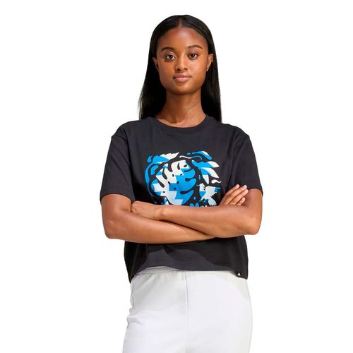 Playera casual Adidas negro para dama kb7174