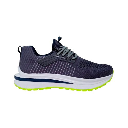 Tenis deportivos Perry Ellis gris para caballero PE-6495