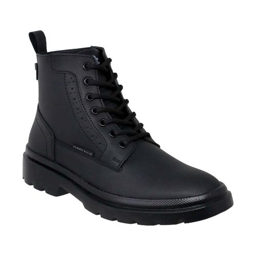 Bota casual Perry Ellis negro para caballero PE-81009