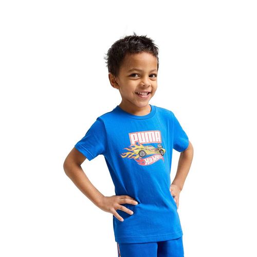Playera Hot Wheels Puma azul para niño 630069 58