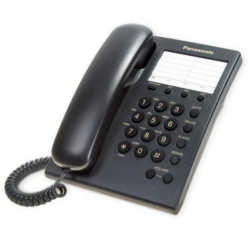 Teléfono alámbrico Panasonic kx-ts550meb negro