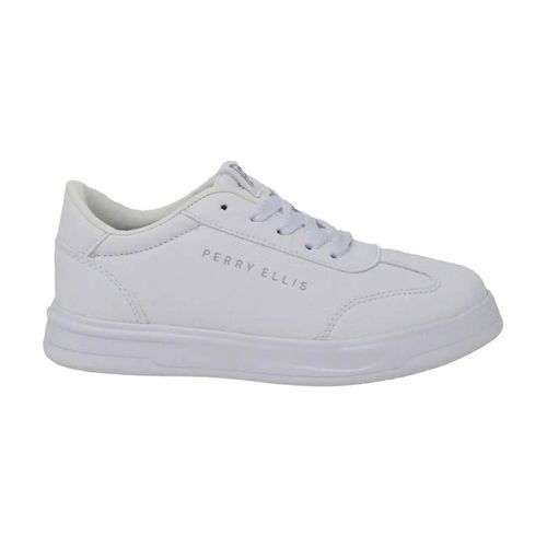 Tenis casual Perry Ellis blanco para niño 21019