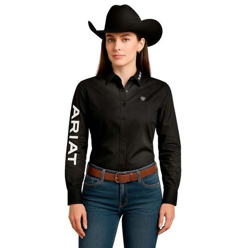 Blusa Ariat negro para dama 10033034