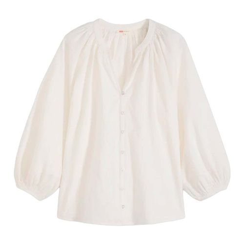 Blusa camisera Levis Misses beige para dama 005ZU-0003