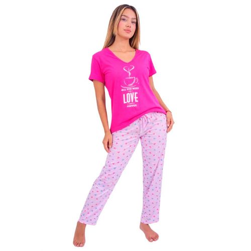 Pijama Twins rosa para dama jml0242