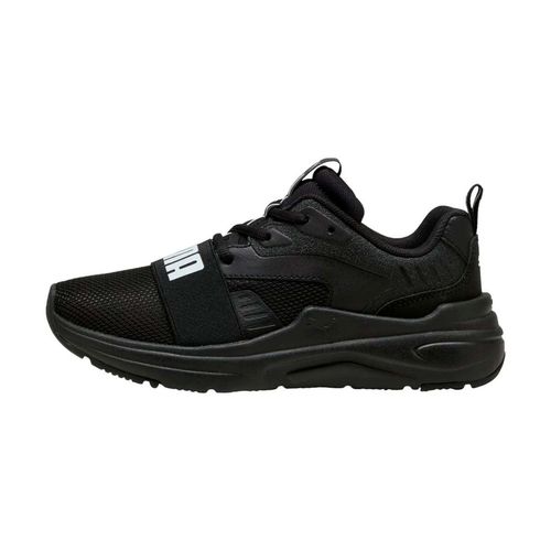 Tenis casual Puma negro para joven 401505 01