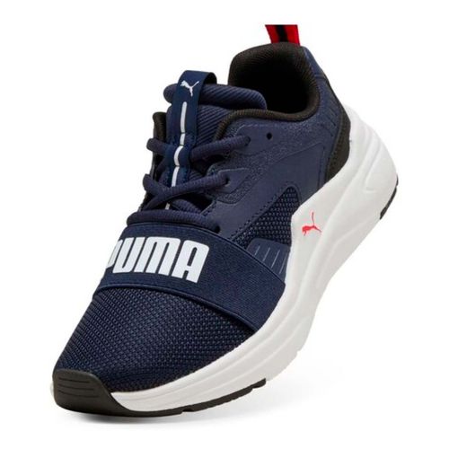 Tenis casual Puma azul para joven 401505 02