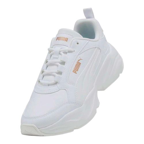 Tenis casual Puma blanco para dama 402678 02